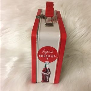 Coca Cola Lunchbox..Red Trim.